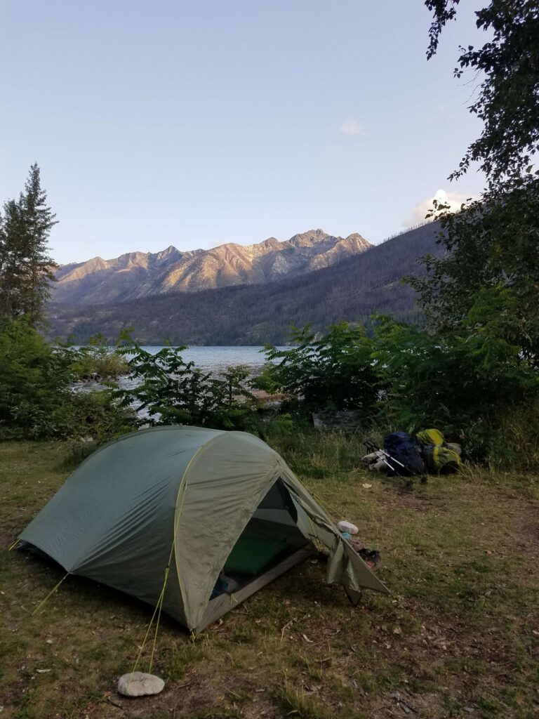 camping in the North Cascades