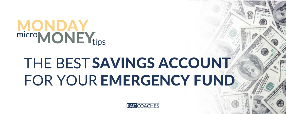 emergency fund savings account